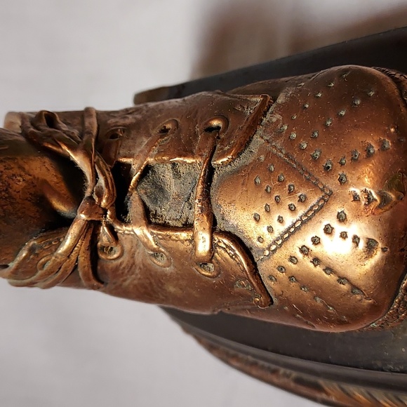 Vintage Bronze Baby Shoes Set of Two - Picture 5 of 7